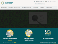 Tablet Screenshot of enercoop.es
